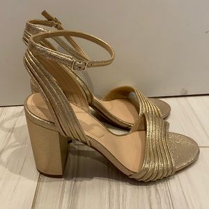 Aldo light gold heels size 9